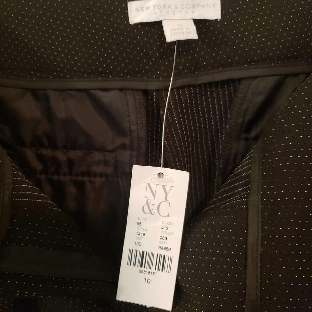 New York & Company 7th Ave Pant Stretch Boot Cut Slacks Size 10 NWT - Picture 6 of 11